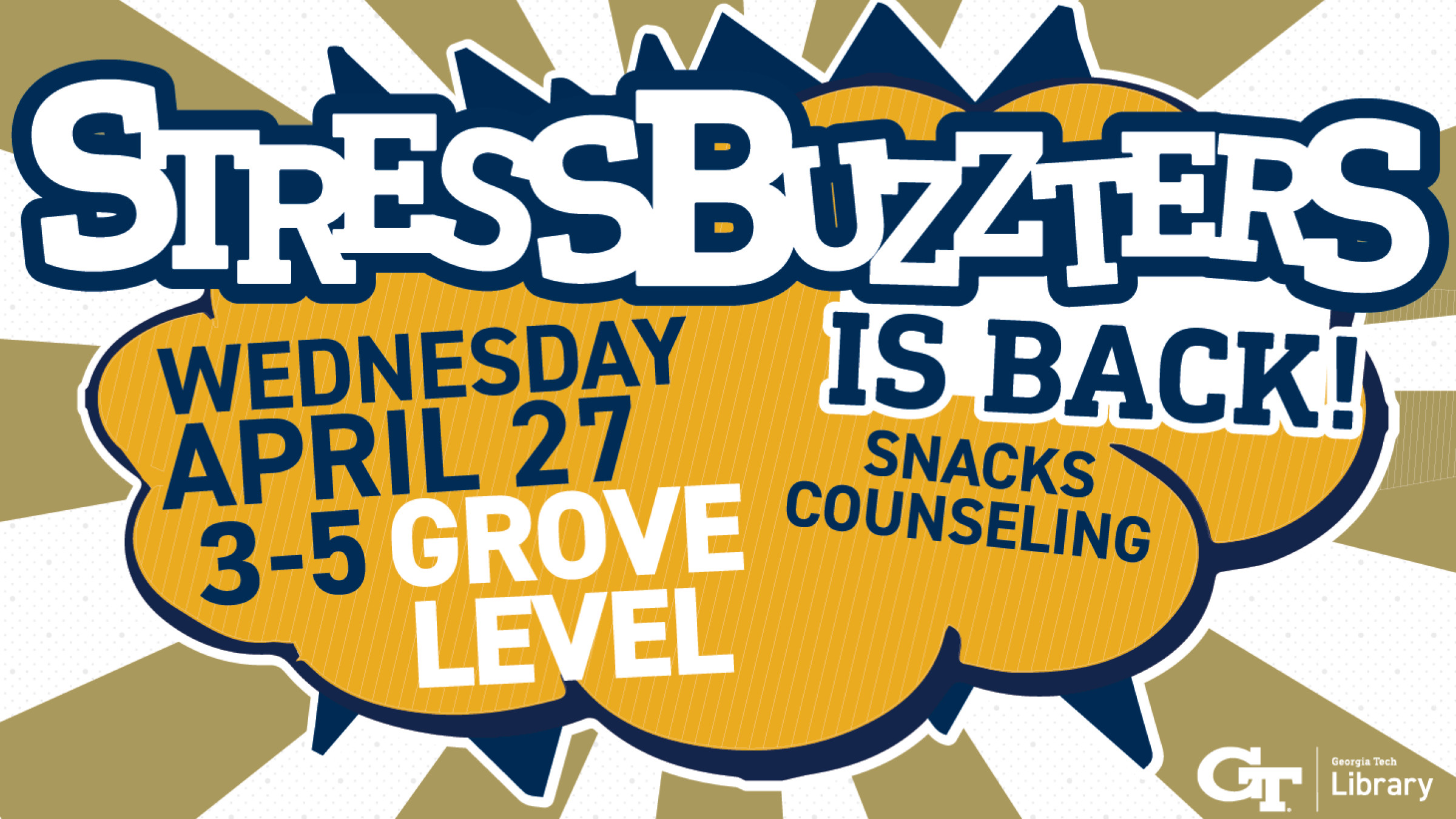 StressBuzzters at the Library