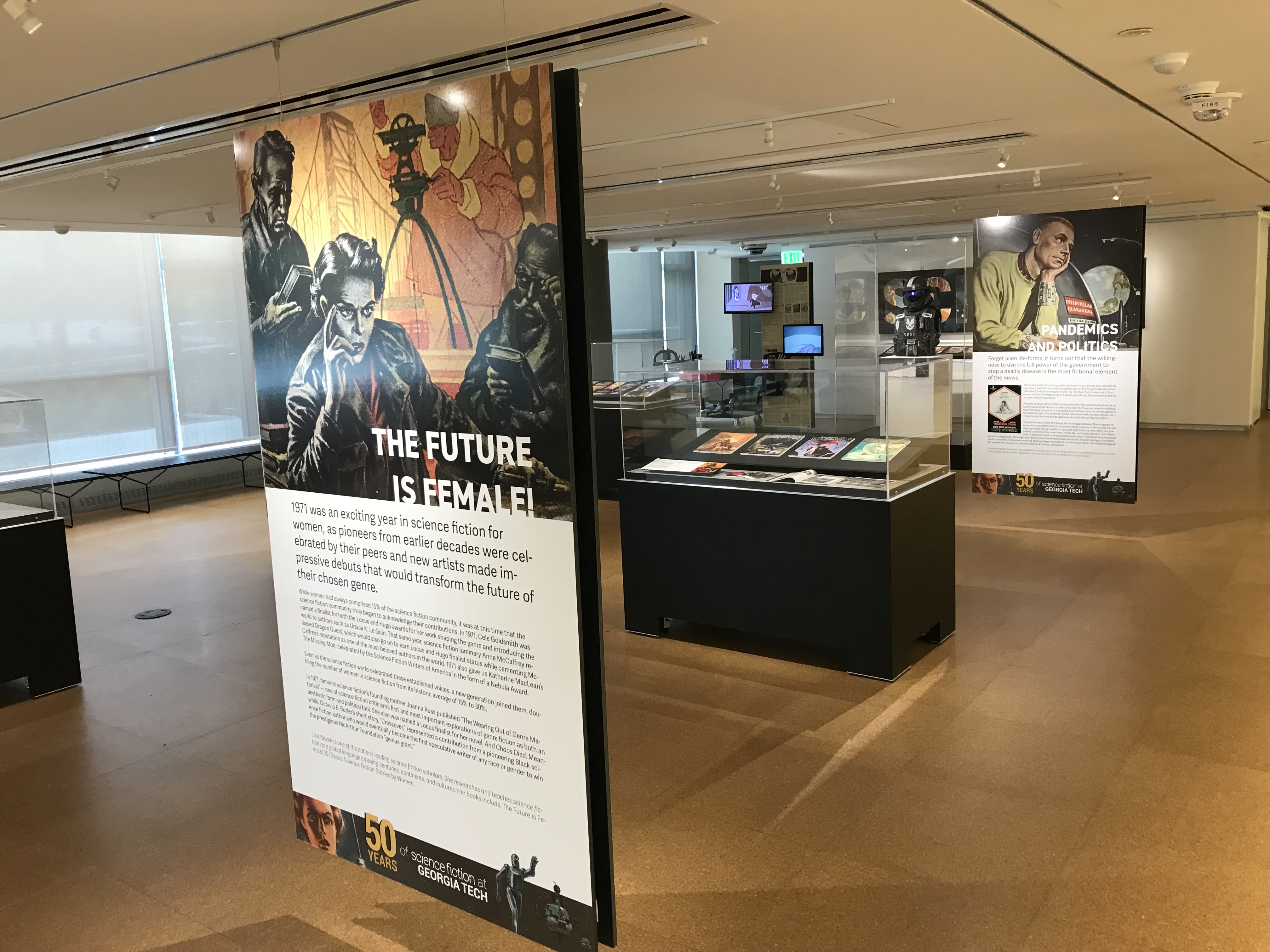 Exhibit - 50 years of Science Fiction at Georgia Tech