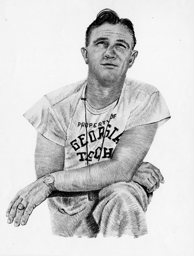 Drawing of Bobby Dodd