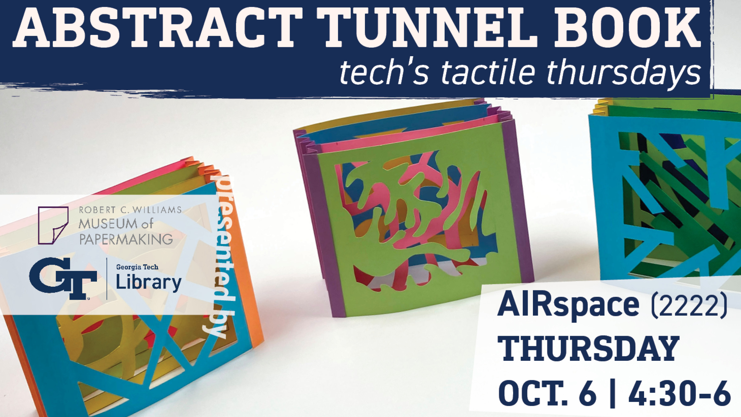 Tech’s Tactile Thursdays: Abstract Tunnel Book