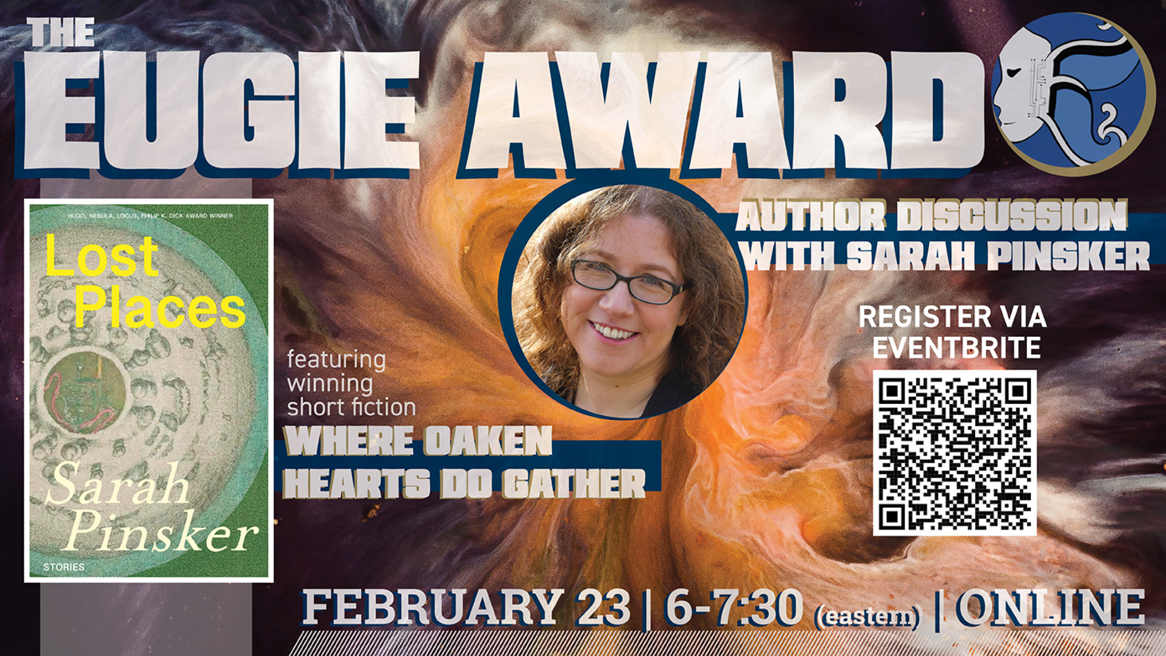 Author Discussion with 2022 Eugie Award Winner, Sarah Pinsker